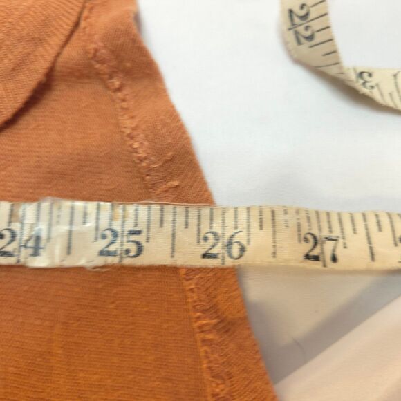 We the Free People Womens Small Orange Scoop Neck Sleeveless Tank Top Shirt - Picture 7 of 7